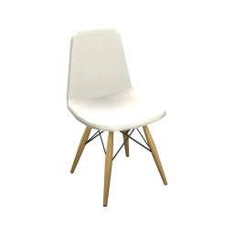 Pyramid Dining Side Chair In White 