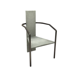 Minimalist Ash Slab Dining Chair
