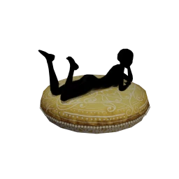 LOFT Lemon Dreams Pouffe