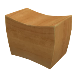 Wooden Block Stool