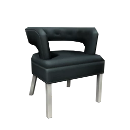 Baller Silver Serpent Dining Chair