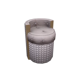 Luxe Bling Empire Dressing Table Stool