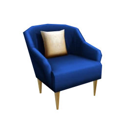 Luxe Blue Hues Armchair