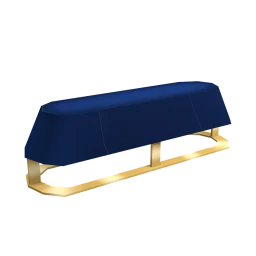 Luxe Blue Hues Bench