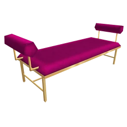 Luxe Currents Bench - Hot Pink
