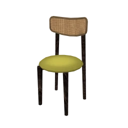 Luxe Wicker Cane Dining Chair