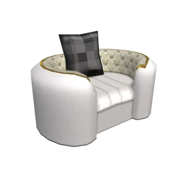 Luxe Chesterfield Ovate Chair