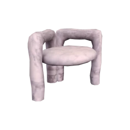 Luxe Abstract Veil Dining Chair