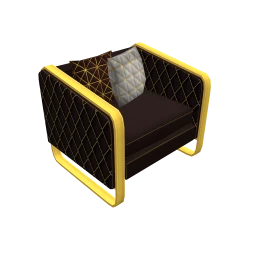 Luxe Scholar's Rest Accent Chair