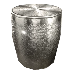 Riad Tan-Tan Silver Stool