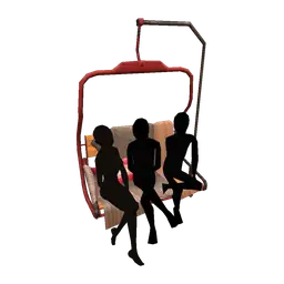 Luxe Ski Chalet Ski Lift Chair - Interactive