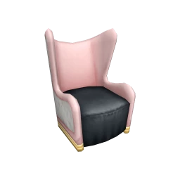 Luxe Blush Gold Armchair