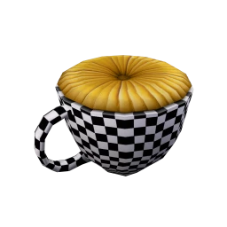 Mod Checkered Teacup Dining Chair