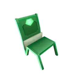 Mod Colourblock Chair - Green