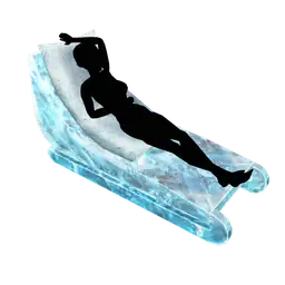 Mod Ice Cold Sleigh Chair