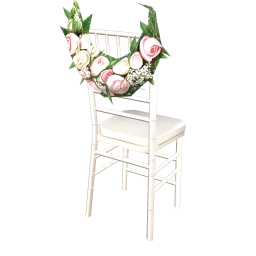 Rose Decorated Chiavari Chair