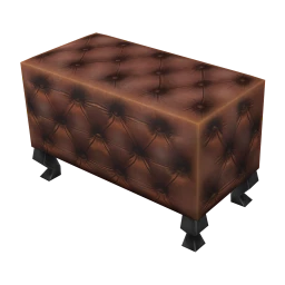 Sloane Quilted Leather Ottoman