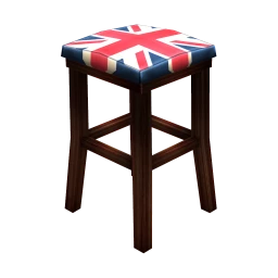 Union Jack Bar Stool