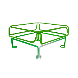 Animated Green Neon Footstool