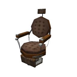 Steampunk Oak Barber Chair