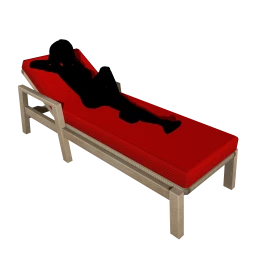 Scarlet Rays Sunlounger - Interactive