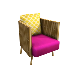 Fontabelle Tropicana Armchair - Flamingo