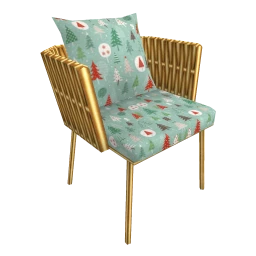 Wanderlust Arcadia Dining Chair - Christmas Pattern