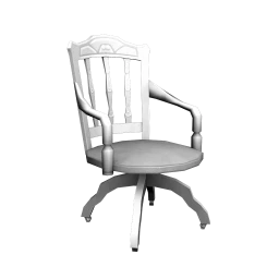 Chic White Office Chair