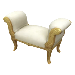 Baroque Bordeaux Bench - Light