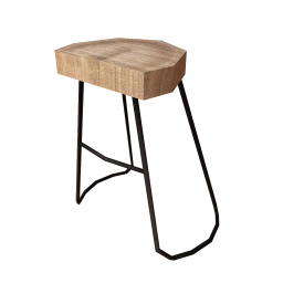 Steel + Grain Stool