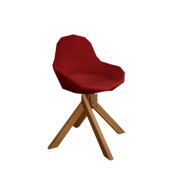 Understated Style Red Chair