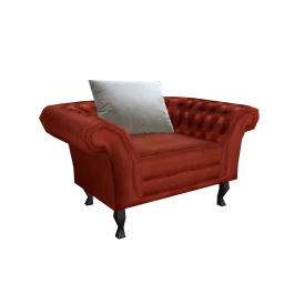 Berry Red Armchair
