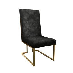 Black Hues Voltaire Desk Chair