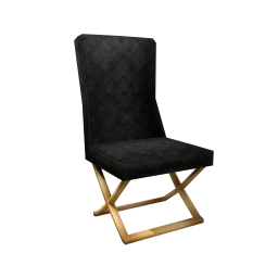 Black Hues Capital Dining Chair