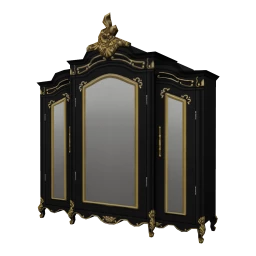 Baroque Mazarin Wardrobe - Dark