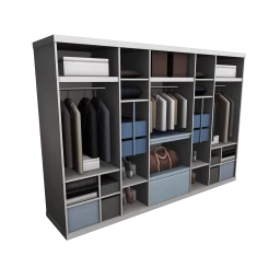 Modern Light Up Closet - White