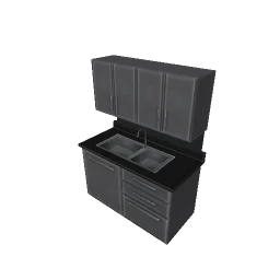 Spice Double Cabinets with Sink