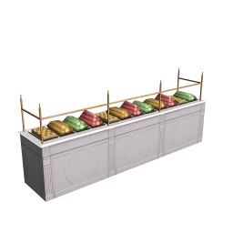 Patisserie Marble Counter with Display