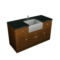 Oak Kitchen Sink