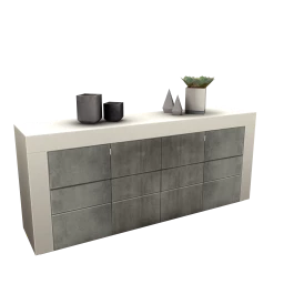 Minimalist Grey Sand Drawers