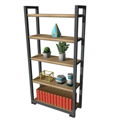Loft Industrial Five-Tier Shelf