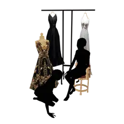 Mod Fashion Clothes Mannequin - Interactive