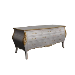 Baroque Rigaud Side Table - Light