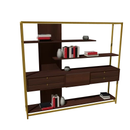 Luxe Key Reading Bookshelf