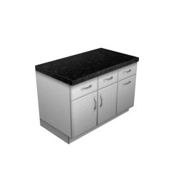 Cool Kitchen Triple Cupboards