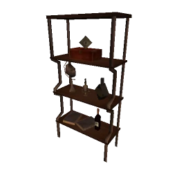 Steampunk Copper Bookcase