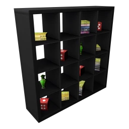 Magnolia Shelves - Decorated - Black