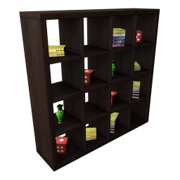 Magnolia Shelves - Decorated -  Brown