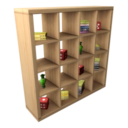 Magnolia Shelves - Decorated - Chestnut