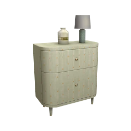 Botanical Winterberry Bedside Table